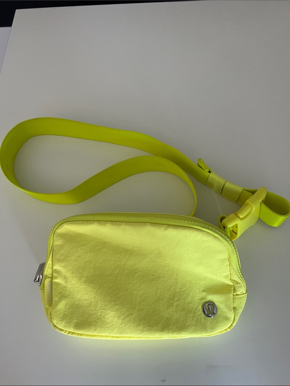 lululemon athletica Neon Yellow Crossbody Belt Bag